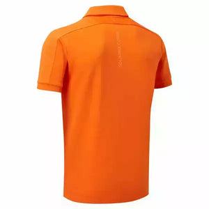 Automobili Lamborghini Squadra Corse Travel Polo Shirt - Blue/Orange/Gray - image 14
