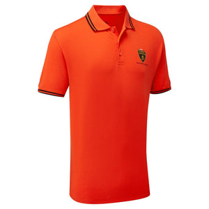 Automobili Lamborghini Squadra Corse Men's Travel Polo Shirt - Orange/White/Green - image 8