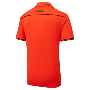 Automobili Lamborghini Squadra Corse Men's Travel Polo Shirt - Orange/White/Green - image 9