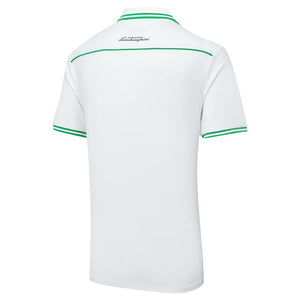 Automobili Lamborghini Squadra Corse Men's Travel Polo Shirt - Orange/White/Green - image 12