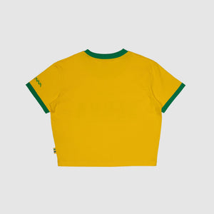 Ayrton Senna F1 Women's Legacy Crop T-Shirt - Blue/Yellow - image 4