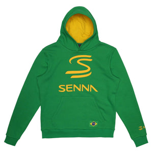 Ayrton Senna F1 Legacy Pullover Hoodie - Blue/Green/Yellow - image 3