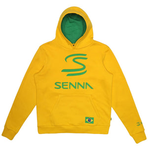 Ayrton Senna F1 Legacy Pullover Hoodie - Blue/Green/Yellow - image 2
