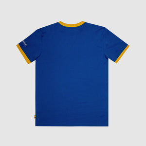 Ayrton Senna F1 Legacy Logo T-Shirt - Blue/Yellow - image 3