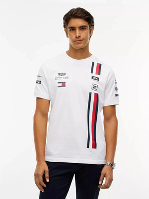 Cadillac F1 Racing 2026 Special Edition Silverstone GP Team T-Shirt - White - image 3