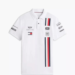 Cadillac F1 Racing 2026 Special Edition Silverstone GP Team Polo Shirt - White - image 1