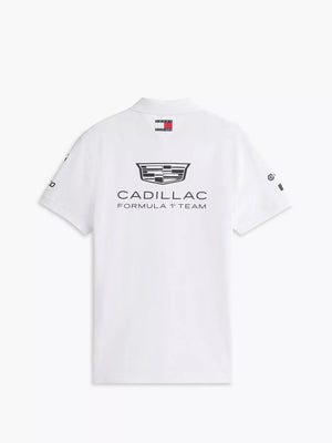 Cadillac F1 Racing 2026 Special Edition Silverstone GP Team Polo Shirt - White - image 2