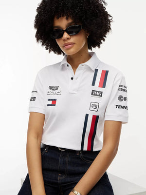 Cadillac F1 Racing 2026 Special Edition Silverstone GP Team Polo Shirt - White - image 8