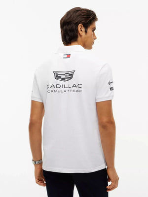 Cadillac F1 Racing 2026 Special Edition Silverstone GP Team Polo Shirt - White - image 9