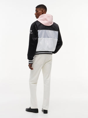 Cadillac F1 Racing Special Edition Miami GP Varsity Jacket - White/Black - image 2