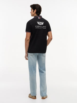 Cadillac F1 Racing 2026 Team Polo Shirt - Black/White - image 3
