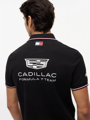 Cadillac F1 Racing 2026 Team Polo Shirt - Black/White - image 5