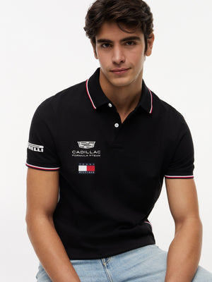 Cadillac F1 Racing 2026 Team Polo Shirt - Black/White - image 6