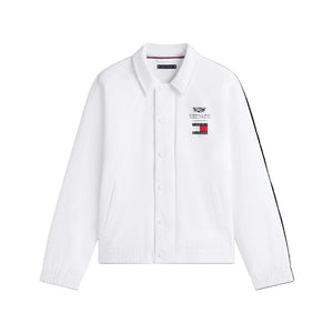 Cadillac F1 Racing Chevron Coach Jacket - White - image 1