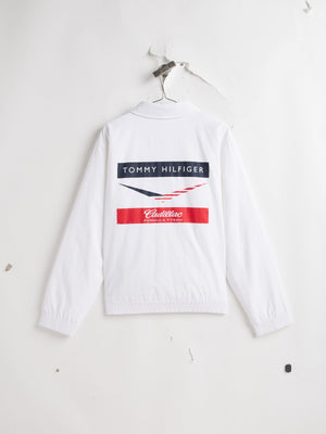 Cadillac F1 Racing Chevron Coach Jacket - White - image 3