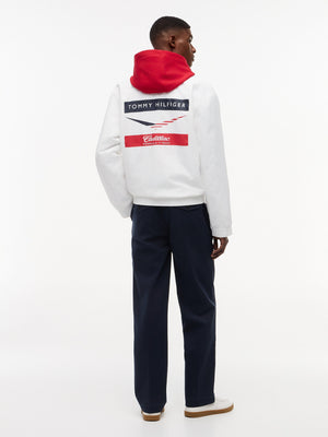 Cadillac F1 Racing Chevron Coach Jacket - White - image 4