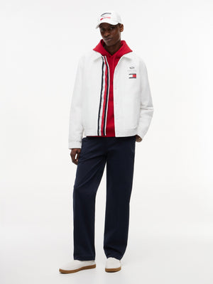 Cadillac F1 Racing Chevron Coach Jacket - White - image 6