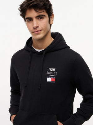Cadillac F1 Racing Small Shield Logo Hoodie - Black - image 3