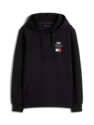 Cadillac F1 Racing Small Shield Logo Hoodie - Black - image 1