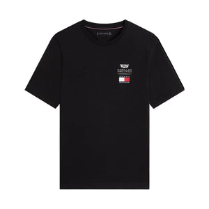 Cadillac F1 Racing Small Logo T-Shirt - Black/White - image 1