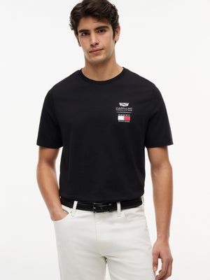 Cadillac F1 Racing Small Logo T-Shirt - Black/White - image 5