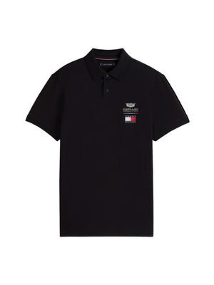 Cadillac F1 Racing Small Logo Polo Shirt - Black/White - image 1