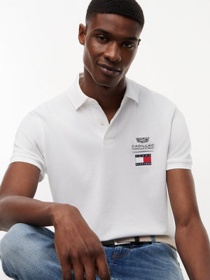 Cadillac F1 Racing Small Logo Polo Shirt - Black/White - image 6