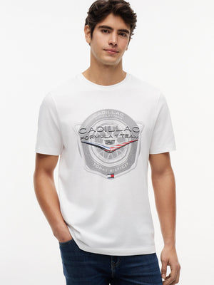 Cadillac F1 Tire Graphic T-Shirt - White - image 5