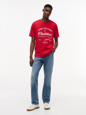 Cadillac F1 Racing Varsity Graphic T-Shirt - Red - image 4