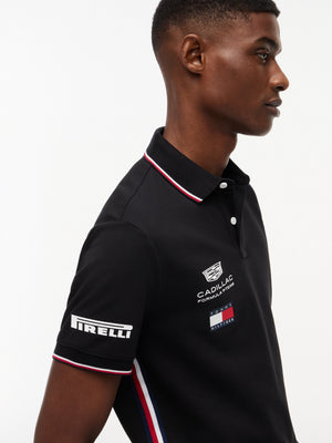 Cadillac F1 Racing 2026 Sergio "Checo" Perez Team Polo Shirt - Black/White - image 11