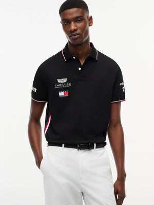 Cadillac F1 Racing 2026 Sergio "Checo" Perez Team Polo Shirt - Black/White - image 8