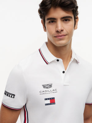 Cadillac F1 Racing 2026 Sergio "Checo" Perez Team Polo Shirt - Black/White - image 5