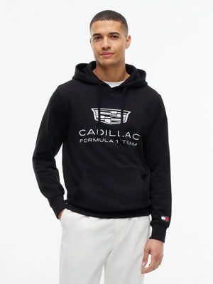 Cadillac F1 Racing Shield Hoodie - Black/White - image 3
