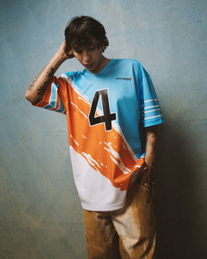 McLaren Racing F1 Special Edition Miami GP Lando Norris Mitchell & Ness Paintbrush Jersey - image 3