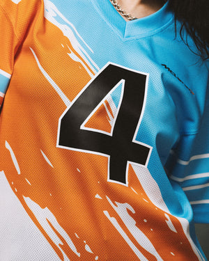 McLaren Racing F1 Special Edition Miami GP Lando Norris Mitchell & Ness Paintbrush Jersey - image 9