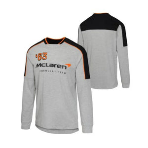 McLaren F1 x Outerstuff Men's On Fire Long 63' Sleeve T-Shirt - Black - image 2