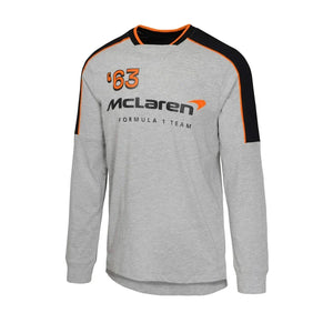 McLaren F1 x Outerstuff Men's On Fire Long 63' Sleeve T-Shirt - Black - image 1