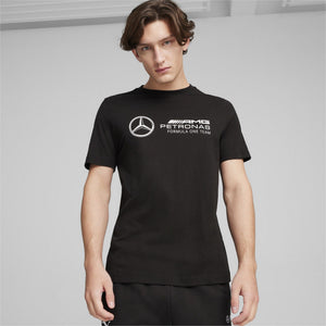 Mercedes Benz AMG Petronas F1 Puma Men's Large Logo T-Shirt - Black/Silver/Green - image 6