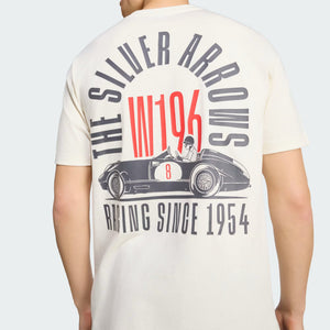 Mercedes - AMG Petronas F1 Men's Silver Arrows 1955 Graphic T-Shirt - Off White - image 2