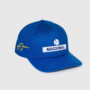 Ayrton Senna F1 Nacional Quilted Hat - Blue - image 2