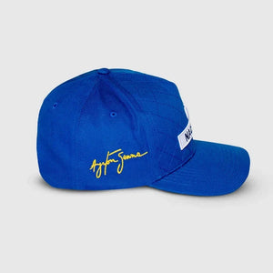 Ayrton Senna F1 Nacional Quilted Hat - Blue - image 3