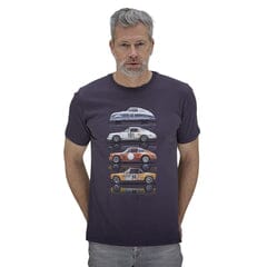 GrandPrix Originals USA Porsche Race Cars Slim Cut T-Shirt - Dark Navy/Gray - image 2
