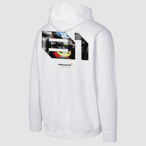 McLaren F1 x Outerstuff Men's Oscar Piastri Hoodie - White - image 2