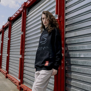 Ayrton Senna F1 Relaxed Fit Logo Hoodie - Black - image 3