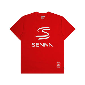 Ayrton Senna F1 Relaxed Fit Logo T-Shirt - Black/Red - image 2