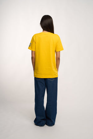 Ayrton Senna F1 Collegiate T-Shirt - Blue/Yellow - image 5