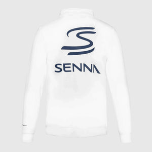 Ayrton Senna F1 Legacy 1/4 Zip Fleece  - Navy/White - image 3