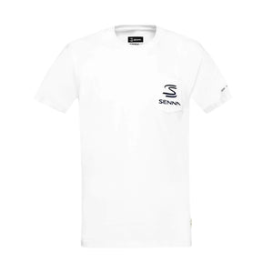 Ayrton Senna F1 Men's Legacy Pocket T-Shirt - Navy/White - image 2