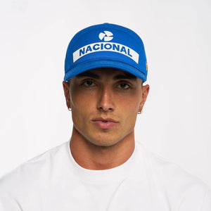 Ayrton Senna F1 Nacional Replica Baseball Hat - Blue - image 4