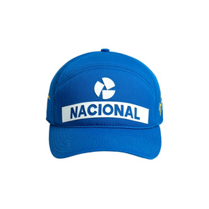Ayrton Senna F1 Nacional Replica Baseball Hat - Blue - image 1